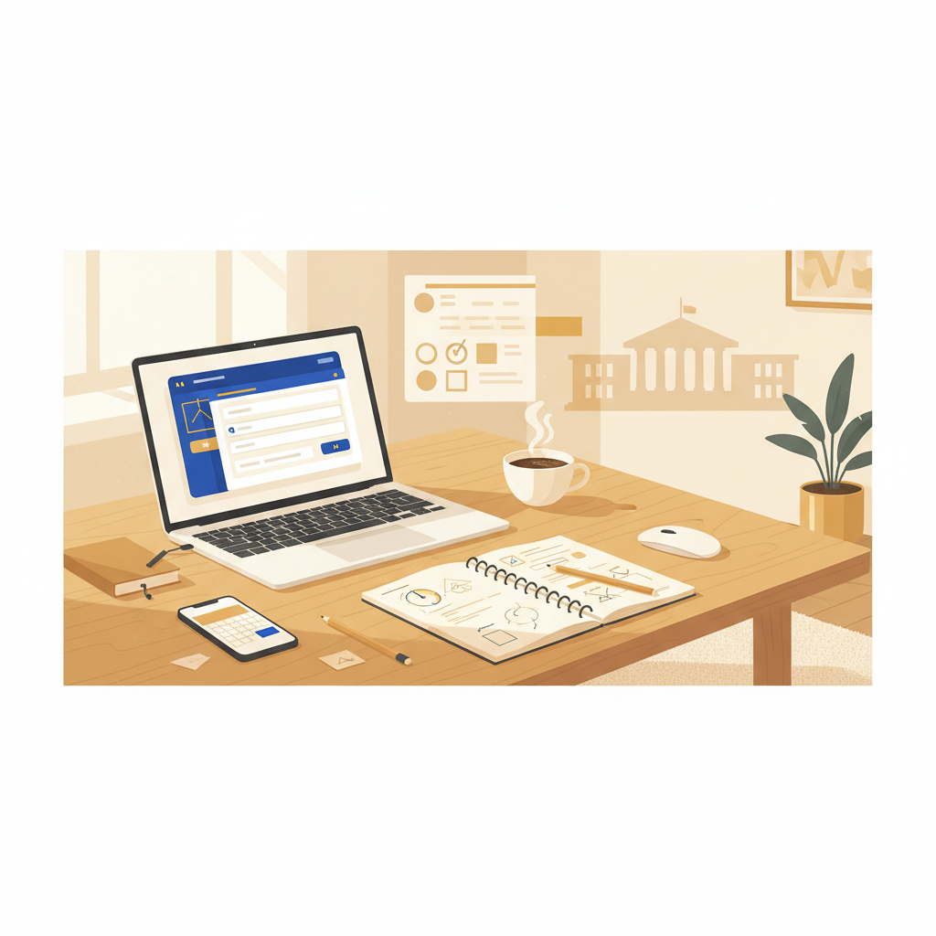 Imagen destacada del artículo "Cómo compatibilizar el trabajo y los estudios universitarios en Chile". Temas: trabajar y estudiar chile, universidad y trabajo, gestion tiempo estudios. Blog fuaspostulaciones.cl sobre FUAS, becas y admisión universitaria en Chile.