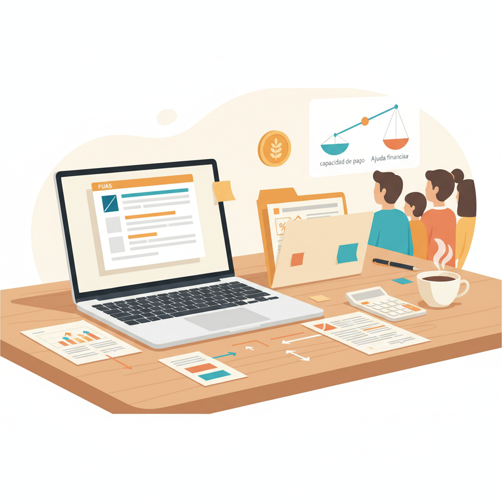 Imagen destacada del artículo "Qué es el ICT y cómo se usa para becas FUAS". Temas: ICT, MINEDUC, becas FUAS. Blog fuaspostulaciones.cl sobre FUAS, becas y admisión universitaria en Chile.